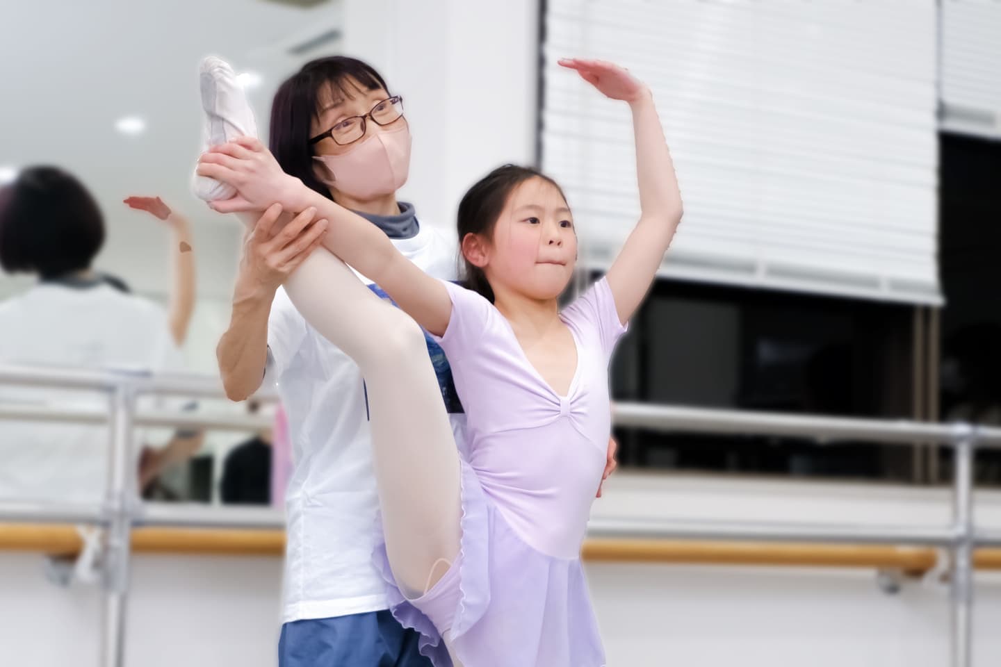 ジュニアクラス：福本まゆみモダンバレエアート：大阪・服部緑地・豊中